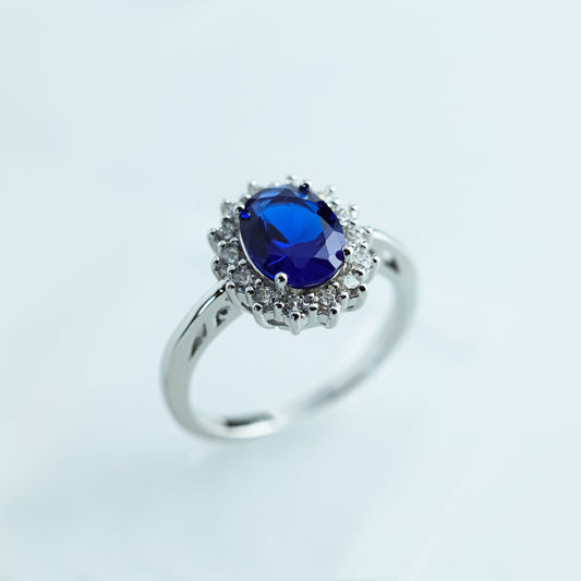 Anillo Lady Di Anillo Plata 6