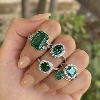 Anillos de Cocktail, piedras en colores azul zafiro, verde esmeralda, rojo rubí, amarillo citrina