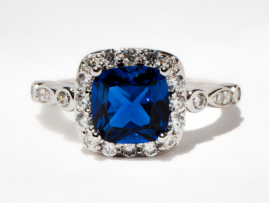Anillo Sevilla Azul Zafiro
