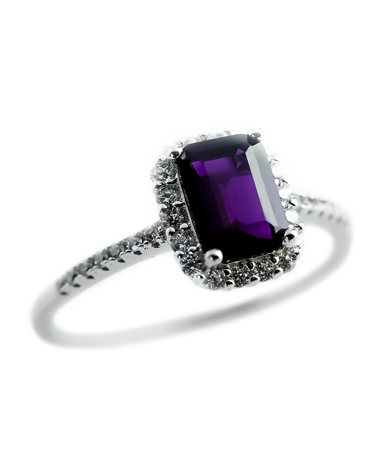 Anillo Casual de zirconias AAAA hecho de Plata .925