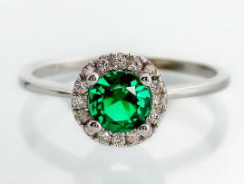 Anillo Roma Verde Esmeralda