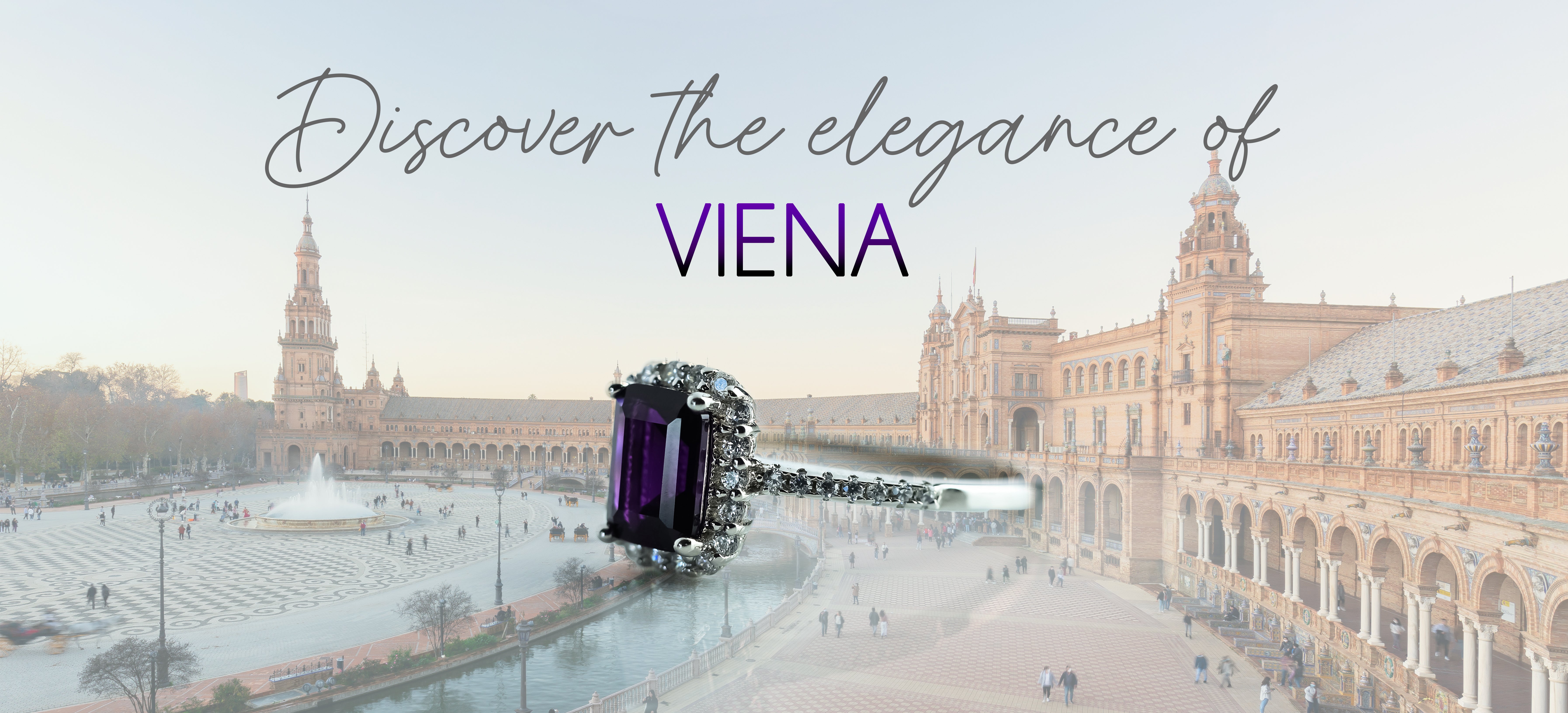 Anillo Viena Amatista de Mucha Plata México
