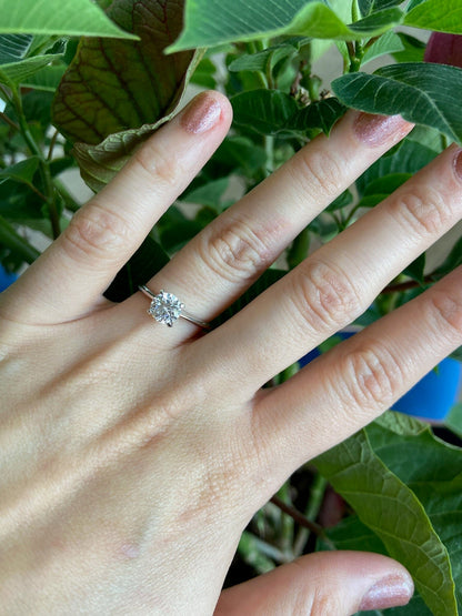 Anillo Solitario Pamplona Anillo Plata 