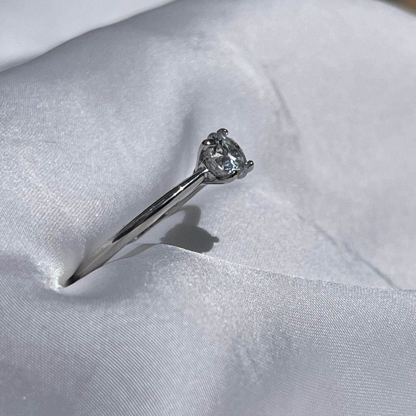 Anillo Solitario Pamplona Anillo Plata 