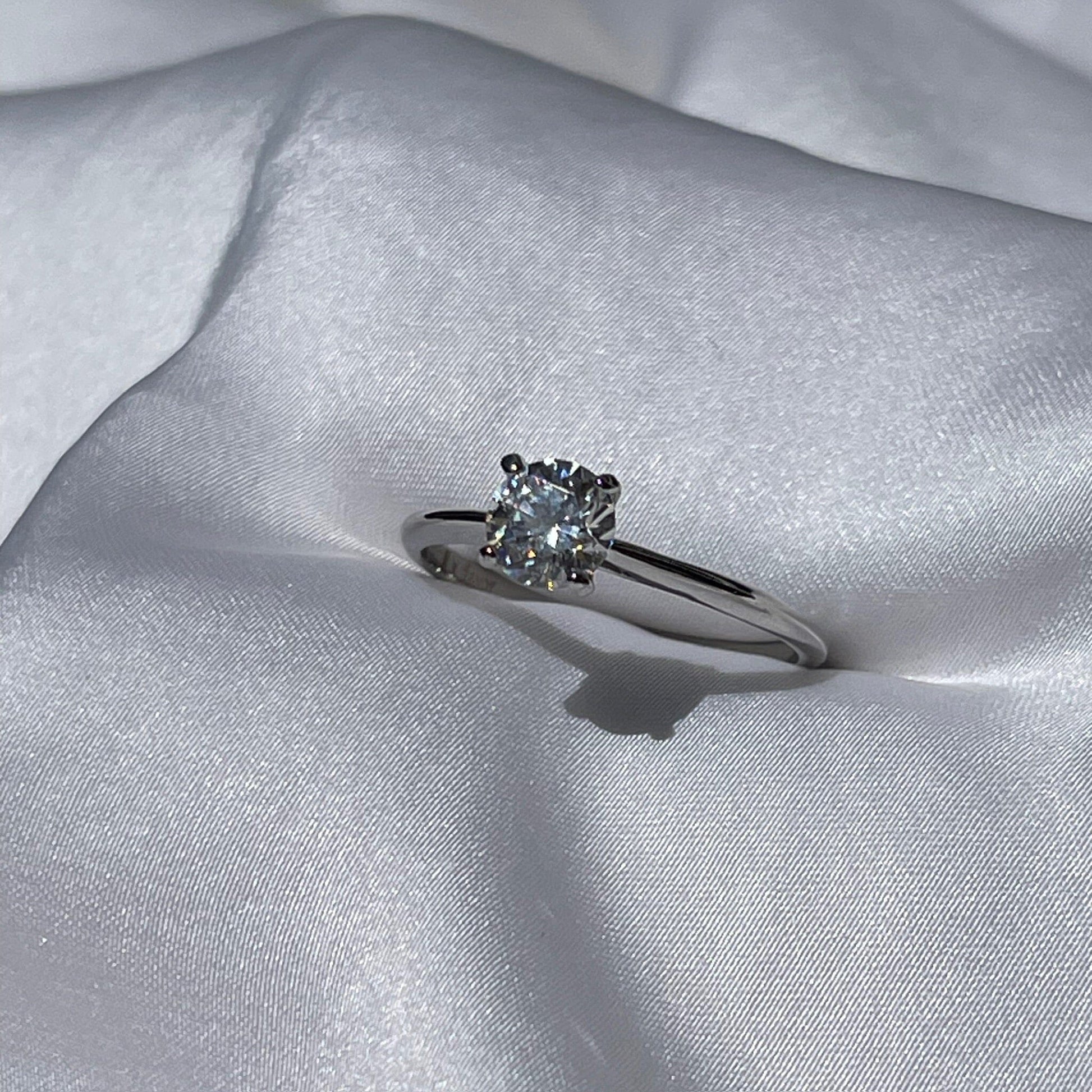 Anillo Solitario Pamplona 6 Anillo Plata 