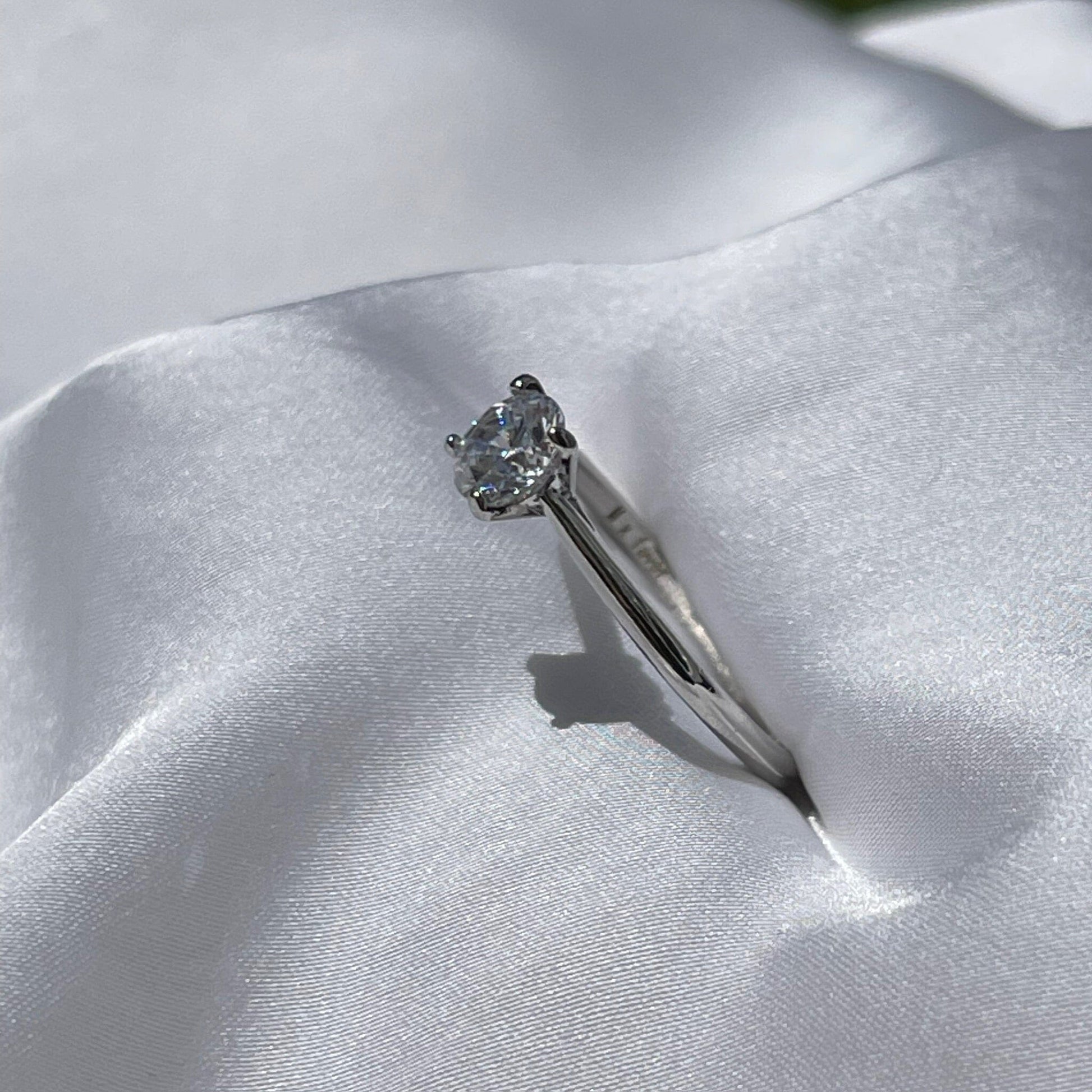 Anillo Solitario Pamplona 6 Anillo Plata 