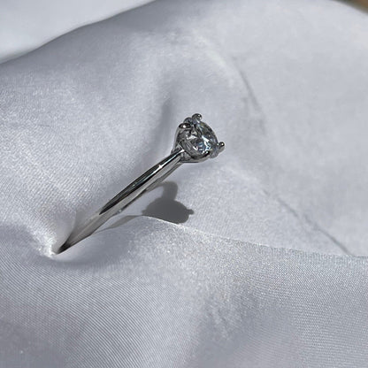 Anillo Solitario Pamplona 6 Anillo Plata 