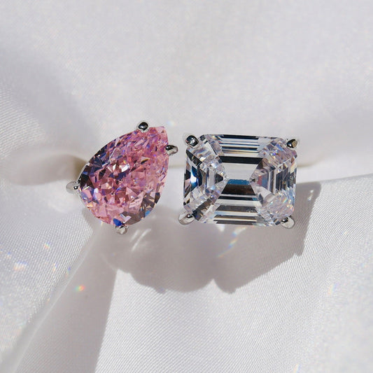 Anillo Luxe Rosa Anillo Plata 