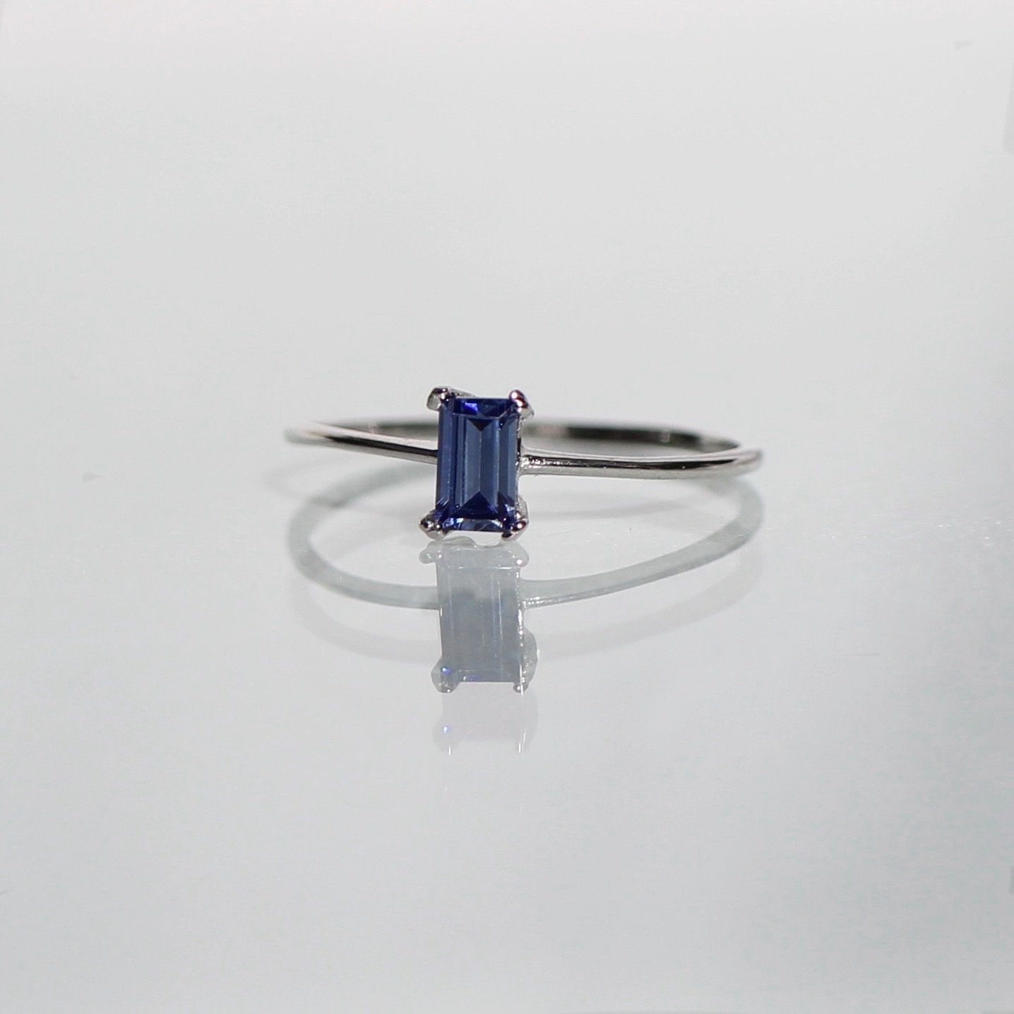 Anillo Petite Blue Anillo Plata 5 