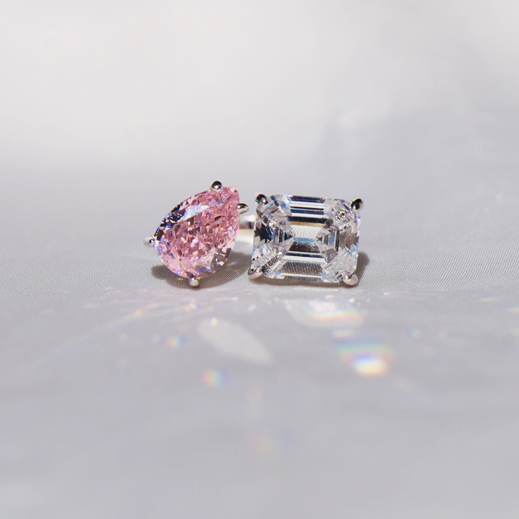 Anillo Luxe Rosa Anillo Plata 