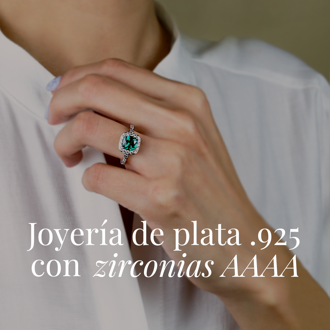 Joyería de plarta .925 con zirconias AAA